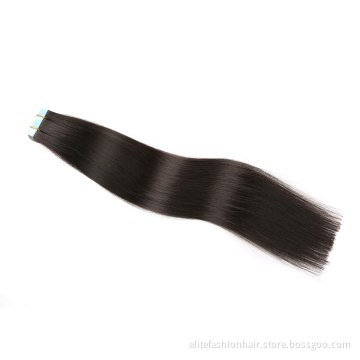 Brazilian Tape Extensions Human Hair Silky Straight 100% Virgin Hair Extensions Invisible 12''-30'' Human Remy Hair